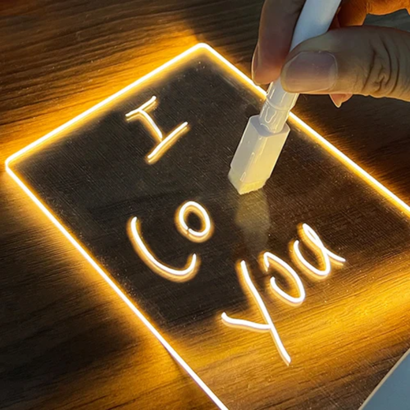 Creative Message Lamp – LED Writing Board