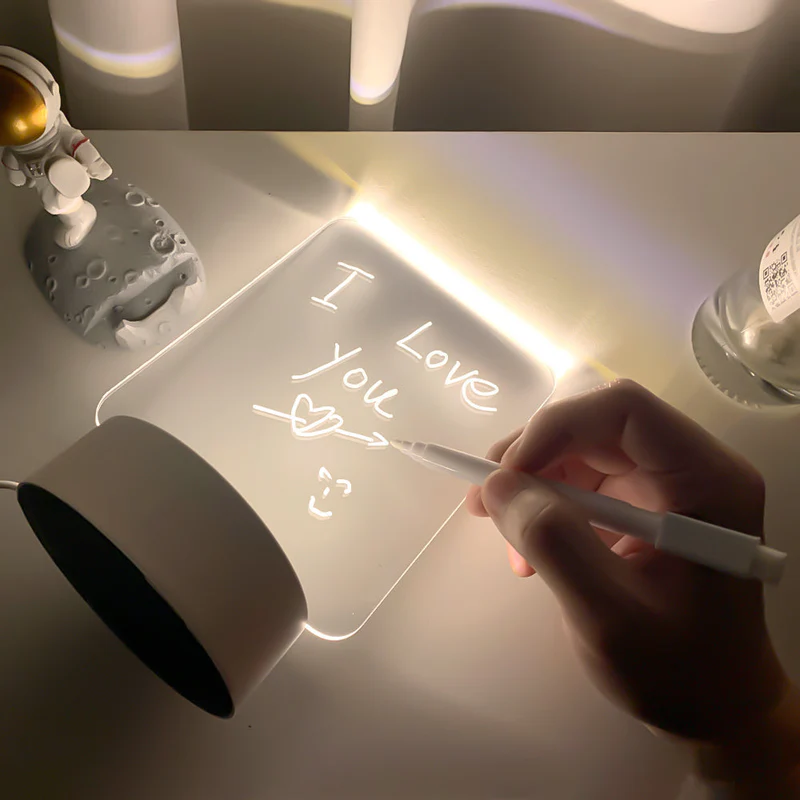 Creative Message Lamp – LED Writing Board