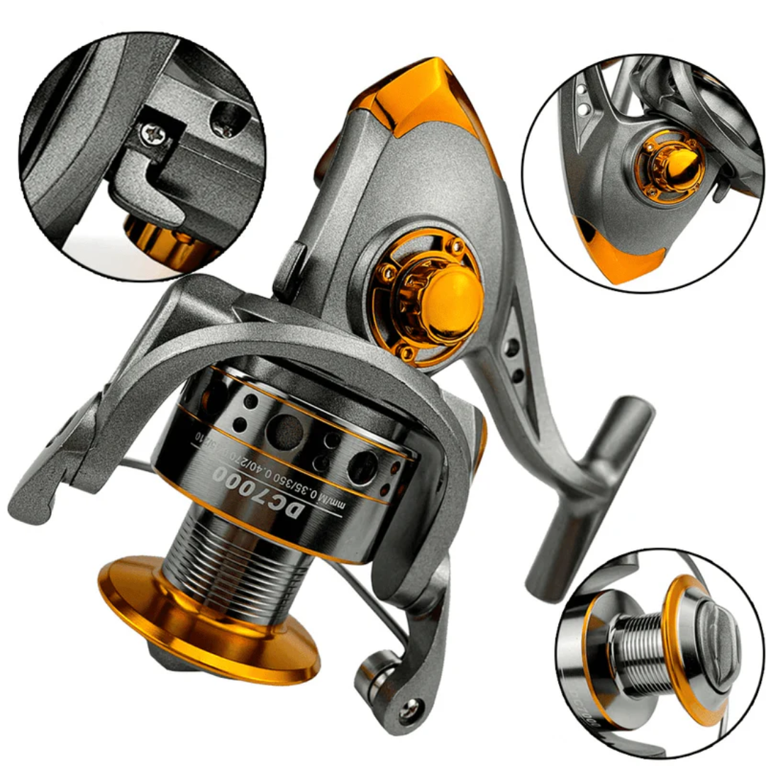 Professional Fishing Reel with 12 kg Drag & 13 Bearings