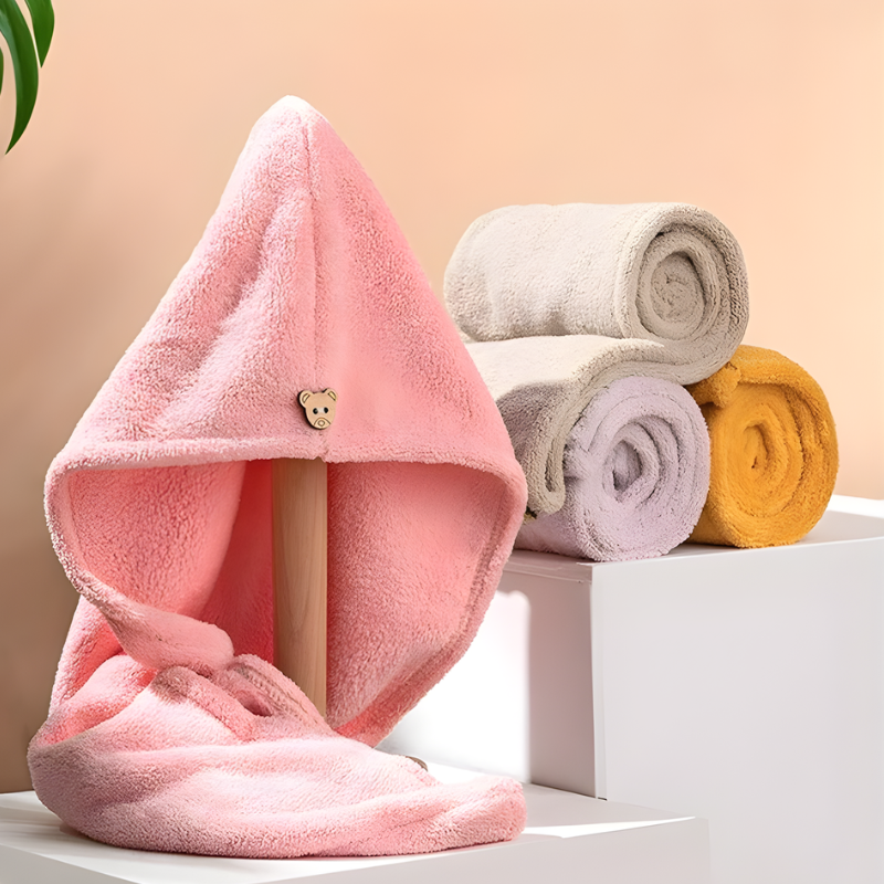 DryHair™ – Ultra-Absorbent Hair Towel Wrap