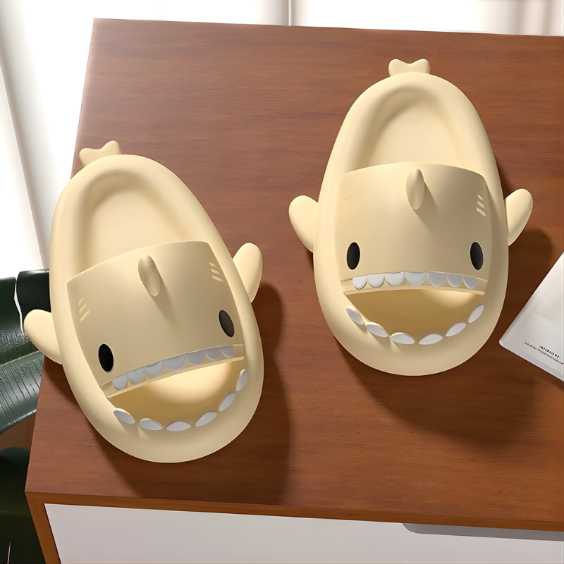 Anti-Slip Shark Slippers for Adults