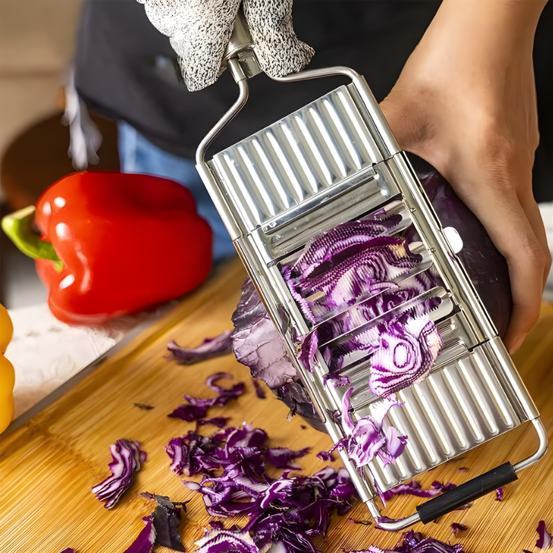 4-in-1 Stainless Steel Vegetable Chopper