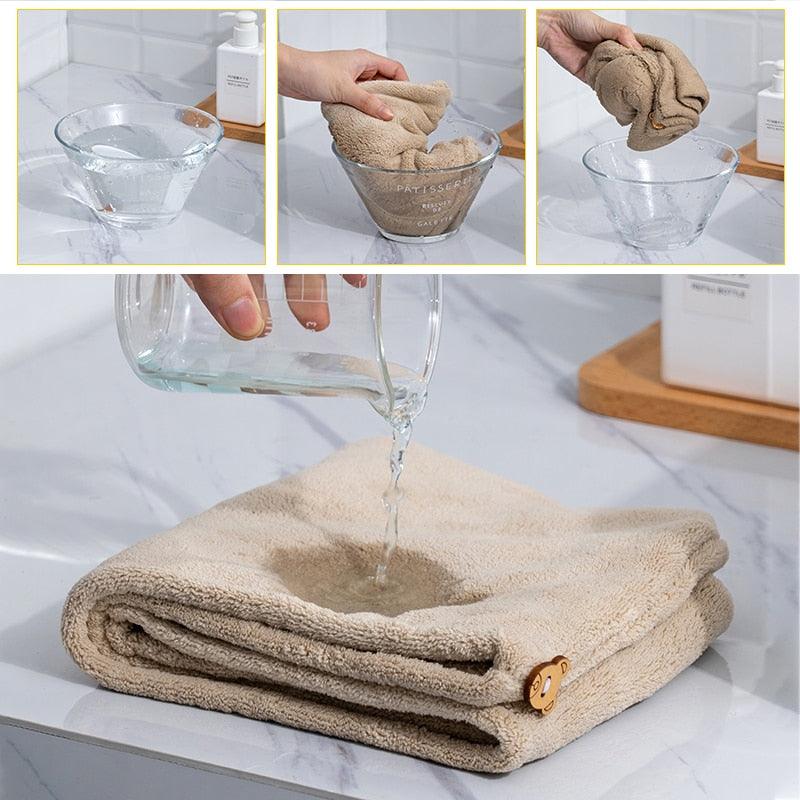 DryHair™ – Ultra-Absorbent Hair Towel Wrap