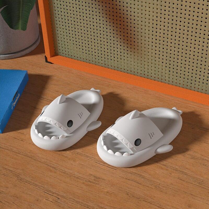 Anti-Slip Shark Slippers for Adults