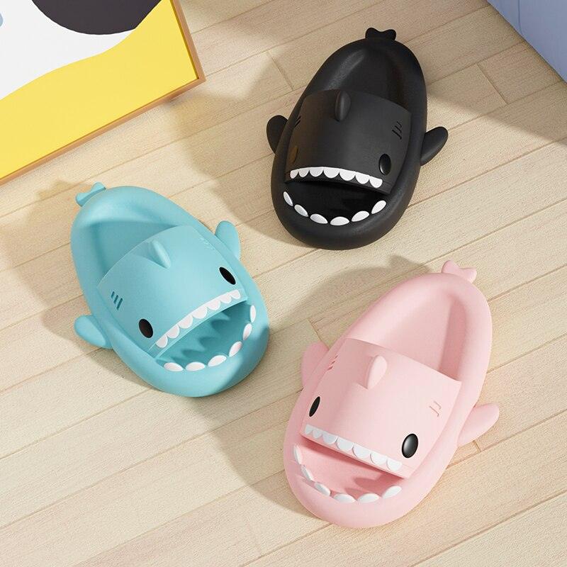 Anti-Slip Shark Slippers for Adults